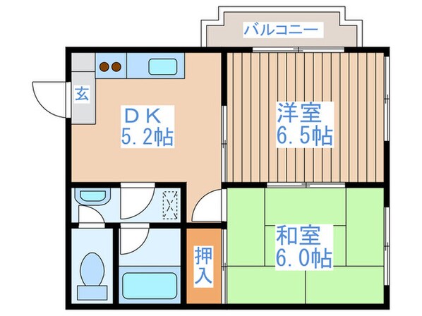 サクセス八日町の物件間取画像